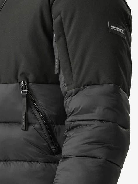 Куртка зимняя короткая мужская Regatta Laurade RMN259-808 XL Черная (5063019794310) - изображение 4