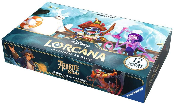 Zestaw kart Ravensburger Disney Lorcana Booster Set Azurite Sea Set 6 24 szt. (4050368984661) - obraz 2