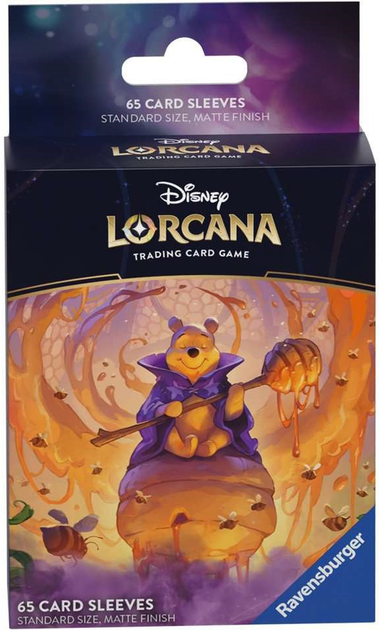 Захисні карткові протектори Ravensburger Disney Lorcana Azurite Sea Set 6 Winnie the Pooh 65 шт. (4050368984401) - зображення 1