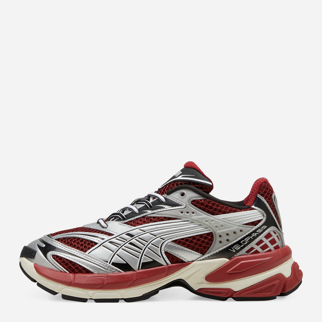 Buty sportowe męskie Puma Velophasis Phased 389365-14 46 (11UK) Czerwony/Srebrny (4067979309332) - obraz 4