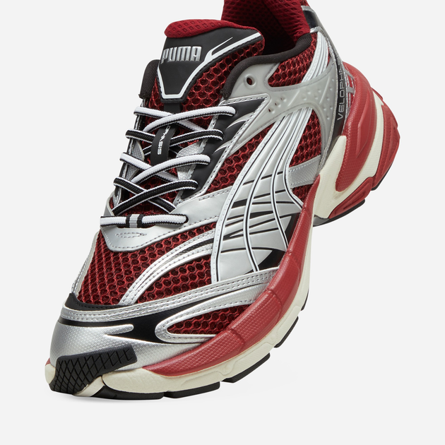 Buty sportowe męskie Puma Velophasis Phased 389365-14 46 (11UK) Czerwony/Srebrny (4067979309332) - obraz 6