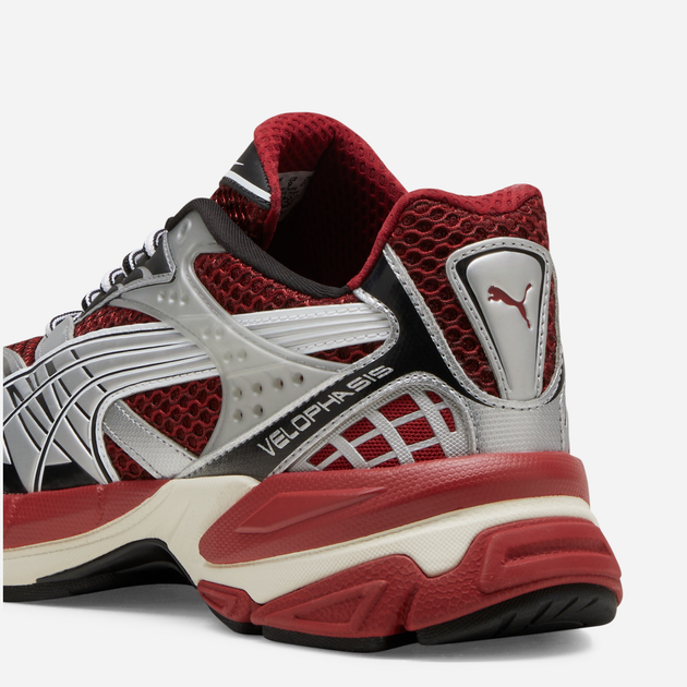 Buty sportowe męskie Puma Velophasis Phased 389365-14 46 (11UK) Czerwony/Srebrny (4067979309332) - obraz 7