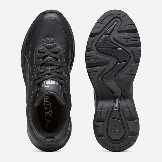 Sneakersy damskie na wysokiej platformie Puma Cilia Wedge 393915-03 37.5 (4.5UK) Czarne (4099683070734) - obraz 4