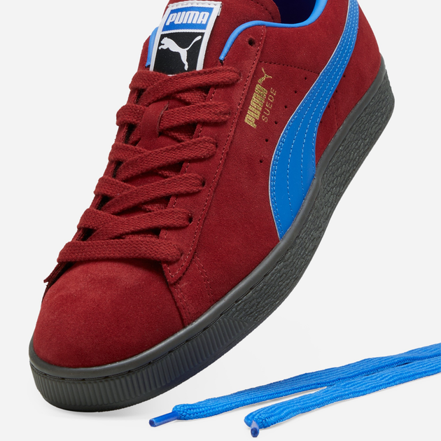Чоловічі кеди низькі Puma Suede Terrace 396451-08 40.5 (7UK) Бордові (4067979717137) - зображення 6