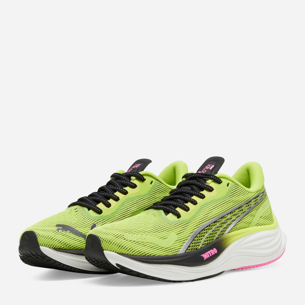 Buty do biegania damskie Puma Velocity NITRO 3 Psychedelic Rush 380081-01 38 (5UK) Seledynowe (4099686442705) - obraz 4