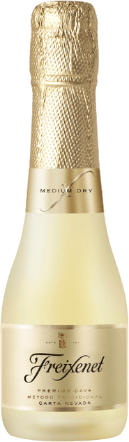 Вино ігристе Freixenet Carta Nevada Premium Cava біле напівсухе 0.2 л 11.5% (8410036006297) - зображення 1