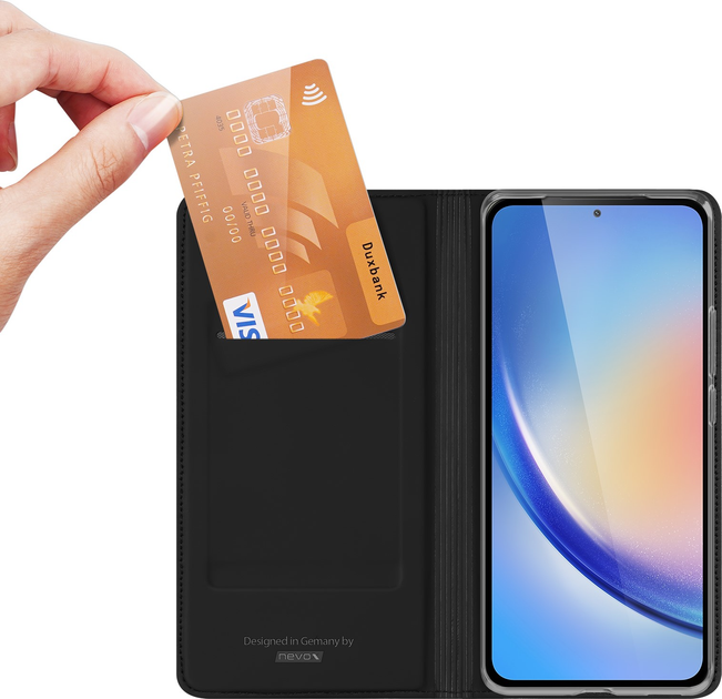 Чохол-книжка Nevox Vario Series для Samsung Galaxy A35 Black (4250686413403) - зображення 3