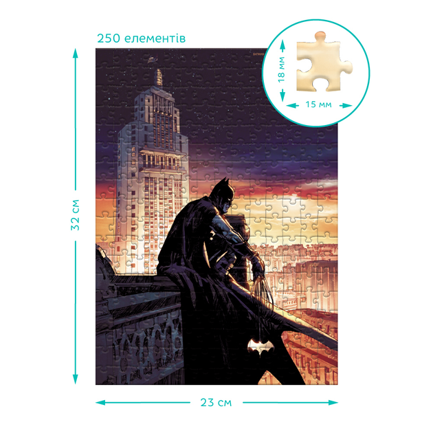 Пазл Dodo Batman "Мир" 250 элементов - изображение 4
