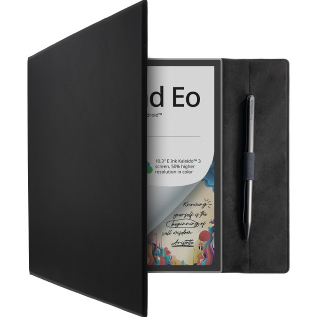 Обкладинка для електронної книги PocketBook InkPad Eo Flip Cover Black (FL-1042-BK-WW) - Фото 2 Обкладинка для електронної книги PocketBook InkPad Eo Flip Cover Black (FL-1042-BK-WW) - зображення 2