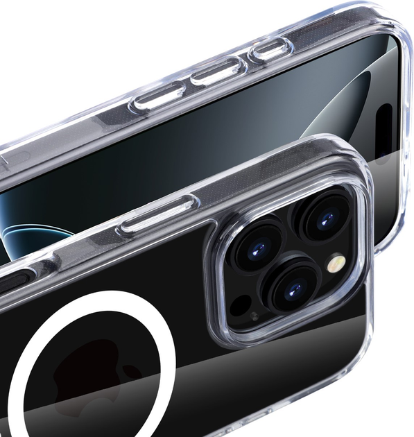 Etui Nevox StyleShell SHOCKFlex MagSafe do Apple iPhone 16 Pro Max Transparent (4250686413892) - obraz 5