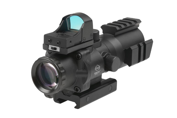 Прицел Rhino 4x32 с микроколлиматором Micro [Theta Optics] (для страйкбола) - изображение 2