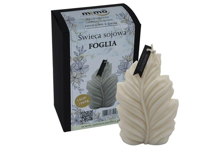 Świeca zapachowa MiMic Candles Foglia Naturalna Sojowa 344 g (5905317664257) - obraz 1