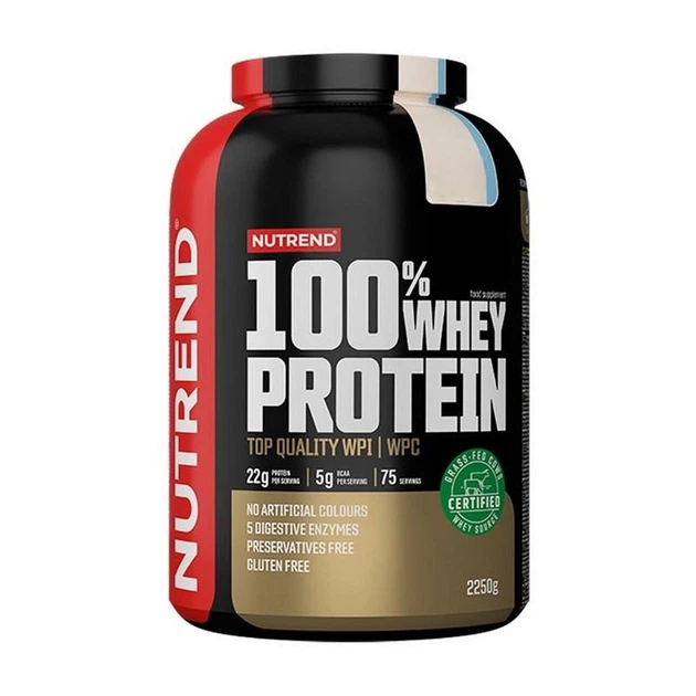 Протеин Nutrend 100% Whey Protein (2,25 кг, mango vanilla) - изображение 2