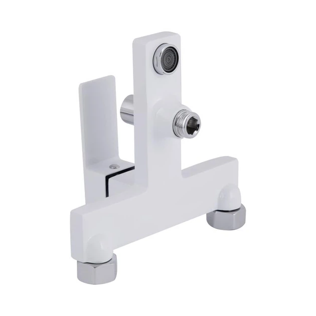 Змішувач для ванни Qtap Gemini (з душовим гарнітуром) QTGEM259CRW45683 Chrome/White - зображення 5