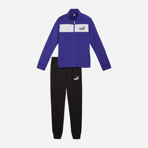 Детский спортивный костюм (толстовка + штаны) для мальчика Puma Poly Suit cl B 58937127 110 см Синий (4067981426898) 