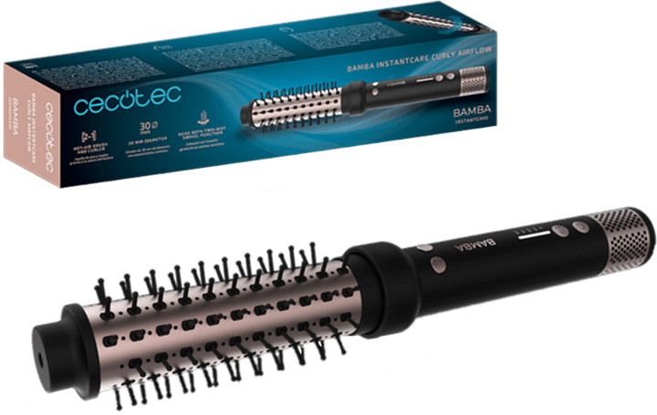 Фен-щетка CECOTEC Alisera brushes Bamba InstantCare Curly AirFlow (CCTC-03386) - изображение 1