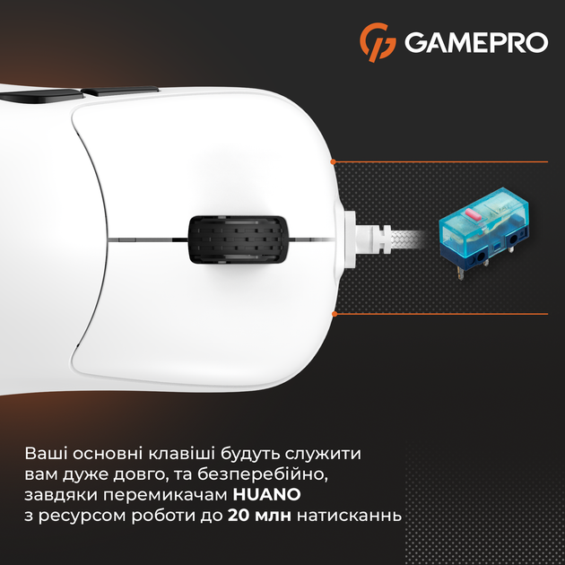 Мышка GamePro GM690W White 312334 - изображение 13