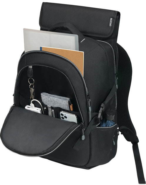 Plecak na laptopa Dicota Eco 15-17.3" Black (D32038-RPET) - obraz 5