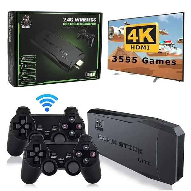 Игровая приставка Game Stick Lite M8 64G на 10000 игр 2 беспроводных джойстика - Фото 8 Игровая приставка Game Stick Lite M8 64G на 10000 игр 2 беспроводных джойстика - изображение 8