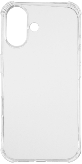 Etui ColorWay TPU AntiShock do Apple iPhone 16 Transparent (CW-CTASAI16) - obraz 1