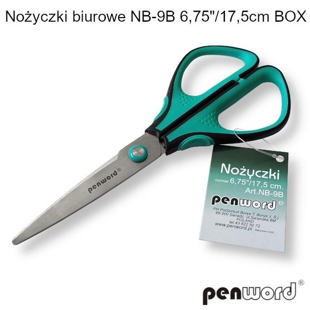 Zestaw nożyczek Penword 17.5 cm 12 szt (5902557434695) - obraz 1