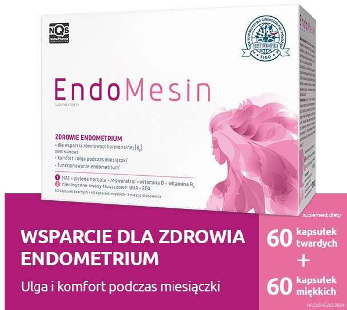 Вітаміни NutroPharma EndoMesin 60 м'яких капсул + 60 твердих капсул (5904161801047) - зображення 2