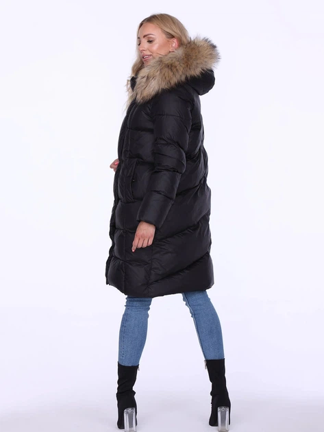 Куртка зимова жіноча PERSO BLH220011FXF 2XL Чорна (5905080201420) - зображення 4