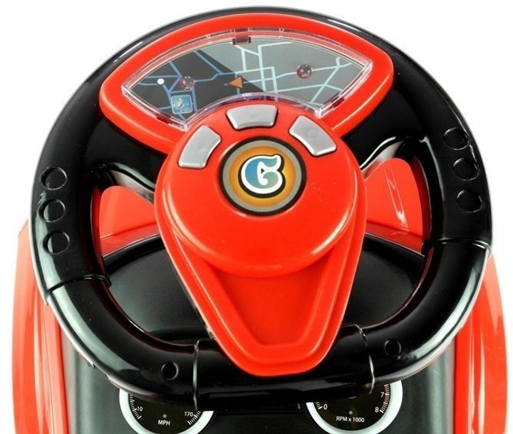 Jeździk LEAN Toys Czerwony (5902808155461) - obraz 7