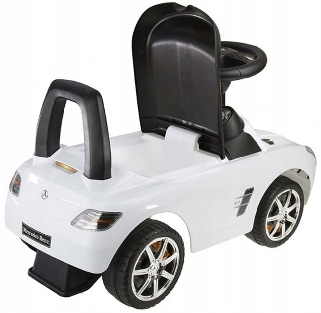 Jeździk LEAN Toys Mercedes-Benz Biały (5902808151159) - obraz 7
