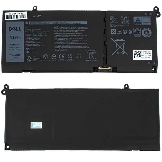 Аккумуляторная батарея для ноутбука DELL Vostro 3511 (G91J0) ( 110125 ) - изображение 2
