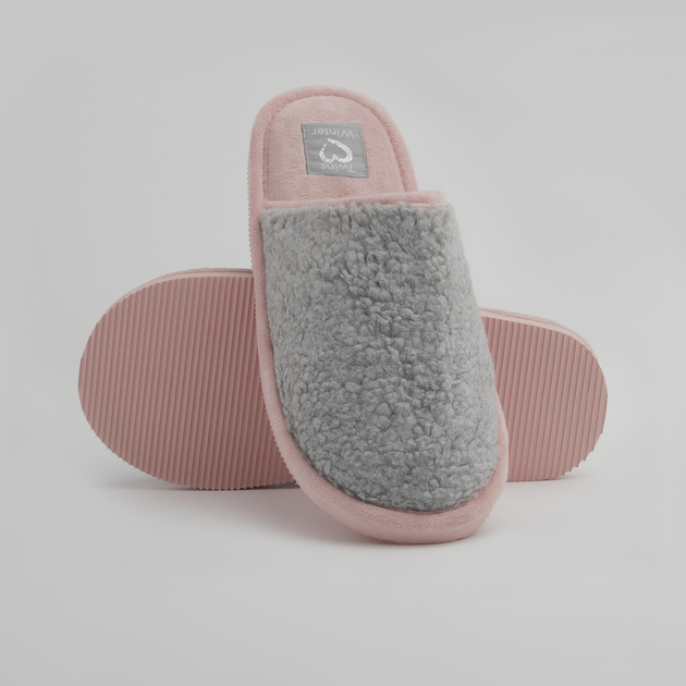 Жіночі домашні капці з закритим носком Twins HS-OZ YETI 36/37 Сірі (4820182028939) - Фото 3 Жіночі домашні капці з закритим носком Twins HS-OZ YETI 36/37 Сірі (4820182028939) - изображение 3