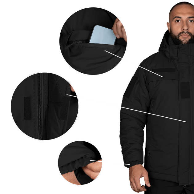 Комплект Patrol RainWall Чорний (8509), 2XL - Фото 9 Комплект Patrol RainWall Чорний (8509), 2XL - зображення 9