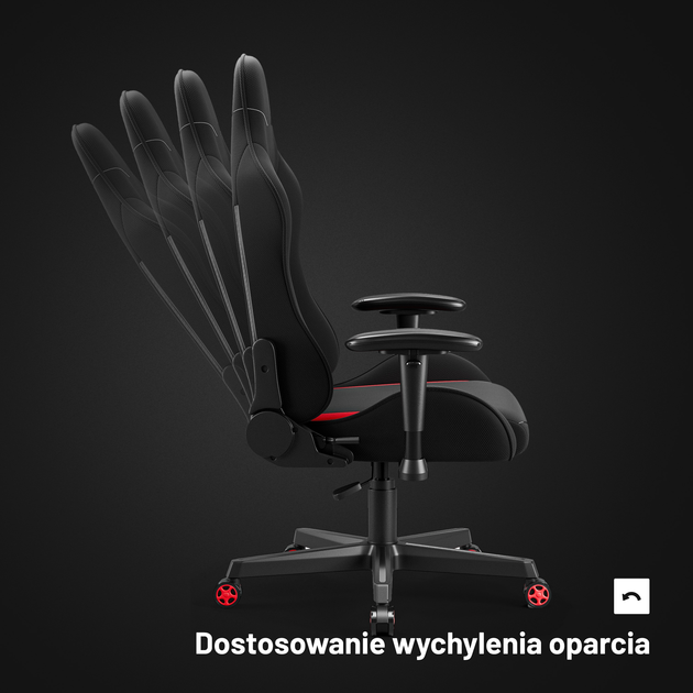 Ігрове крісло Diablo X-Starter Black/Red (5904405570999) - зображення 4
