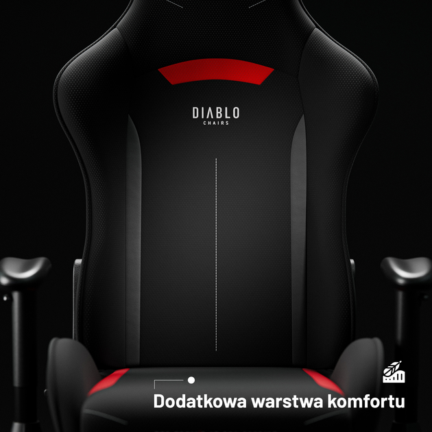 Ігрове крісло Diablo X-Starter Black/Red (5904405570999) - зображення 9