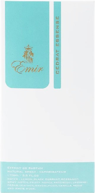 Perfumy unisex Paris Corner Emir Cedrat Essence 75 ml (6294790437519) - obraz 2