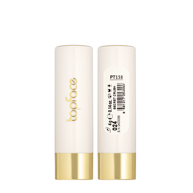 Помада для губ матовая topface PROHD Soft Matte Lipstick PT158, 024 Secret Crush/Светлая вишневая - изображение 3