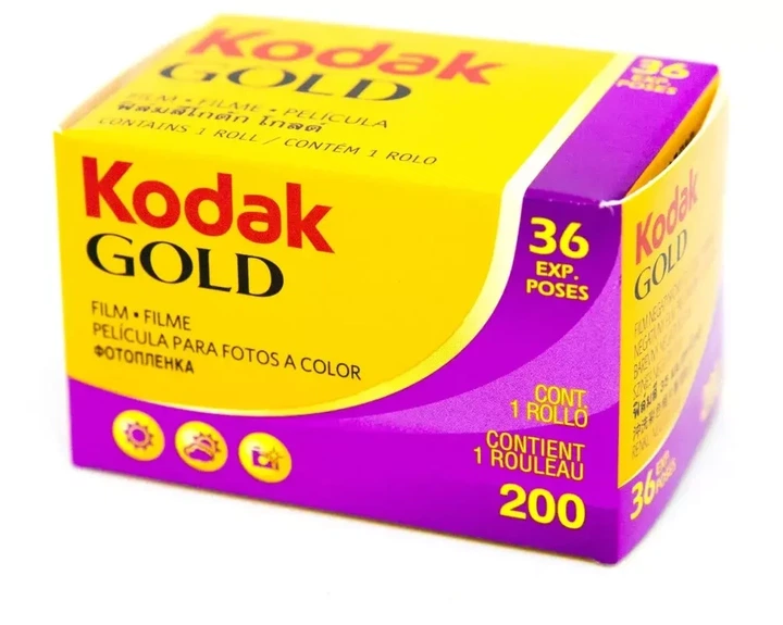 Фотопленка цветная пленка для фотоаппарата Kodak 35 mm Gold ISO 200 36 кадров (2497) - изображение 2
