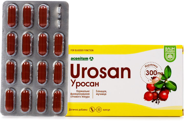 Уросан Baum Pharm капсули для сечовивідних шляхів №30 (4771316313882) - зображення 2