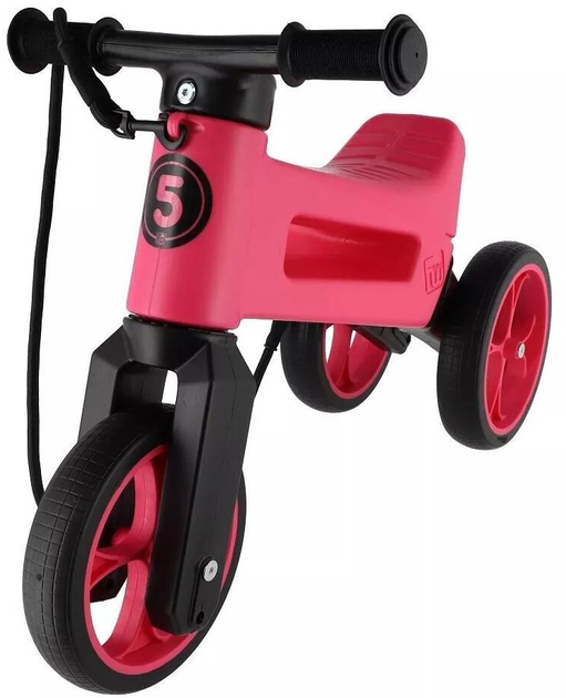 Rowerek biegowy Funny Wheels Rider Pink (8595557516491) - obraz 2