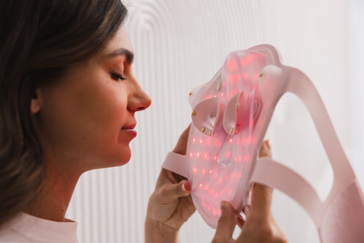 Світлодіодна LED маска для мікрострумової фототерапії Beautifly Aura Glam (5903003702542) - зображення 7