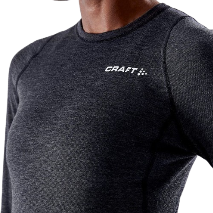 Комплект женского термобелья Craft Core Wool Merino Set Woman (1909710-998000) Серый M - изображение 2