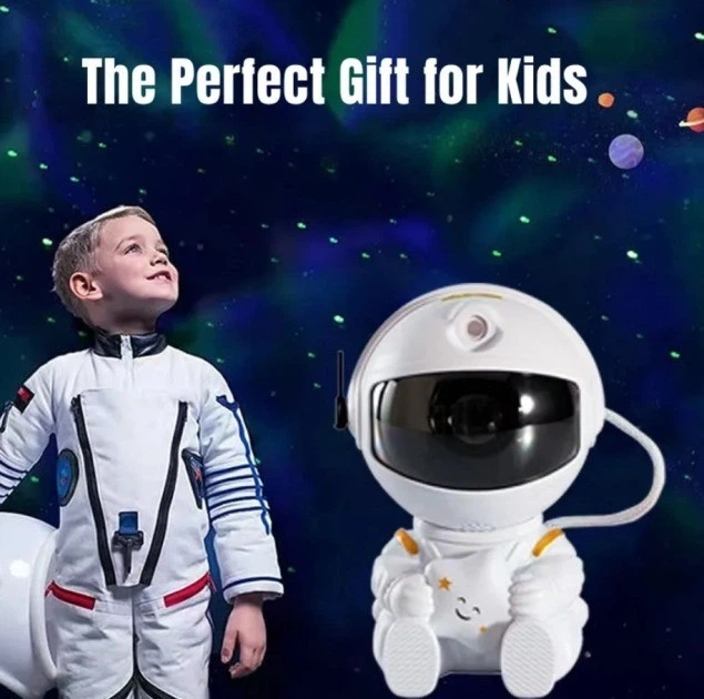 Проектор звездного неба Космонавт ночник лазерный с пультом Astro Star Mini - White - изображение 4