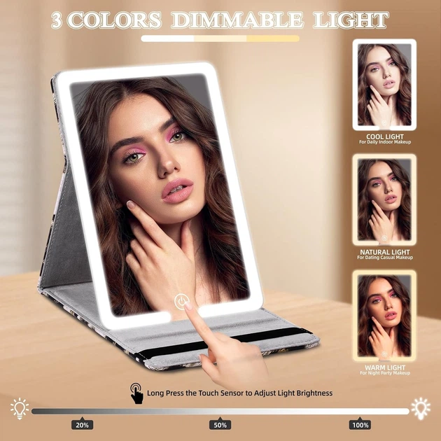LED-дзеркало White для точного макіяжу - зображення 2