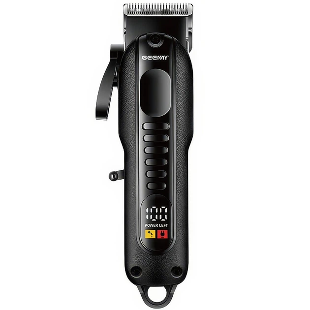 Машинка для стрижки волос Geemy GM-8040 Black с 4 насадками и