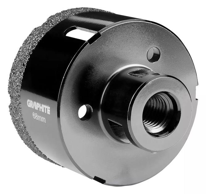 Otwornica diamentowa Graphite 68 mm M14 55H315 (5902062509406) - obraz 5