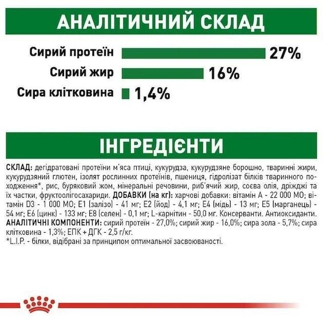Повнораціонний сухий корм Royal Canin Adult Mini для дорослих собак дрібних порід віком від 10 місяців до 8 років, 800 г, 3001008. - изображение 5