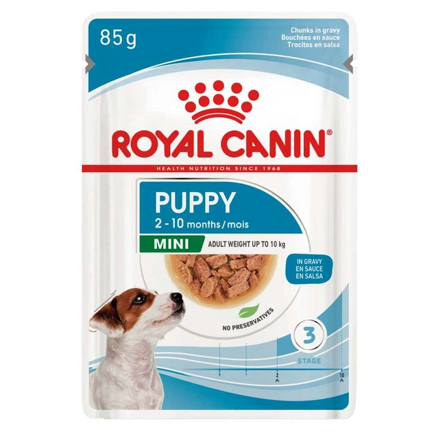 Вологий корм для собак Royal Canin Mini Puppy 85г 10990019 - Фото 1 Вологий корм для собак Royal Canin Mini Puppy 85г 10990019 - зображення 1