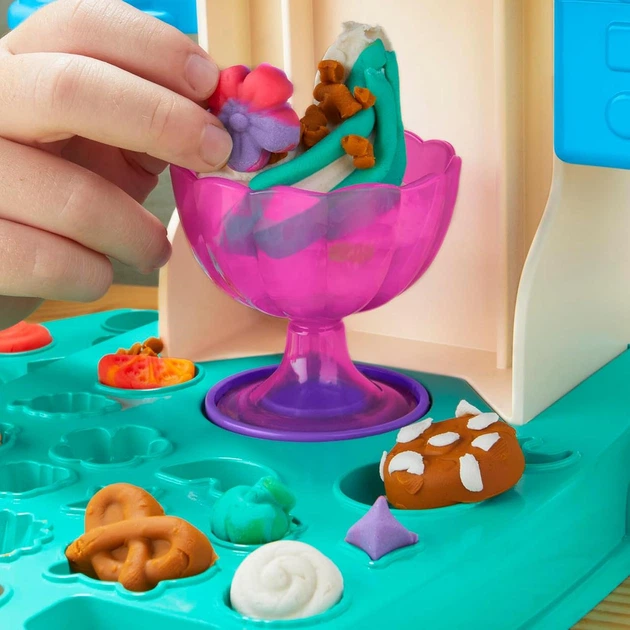 Игровой набор Play-Doh Радужное мороженое (G0028) - Фото 5 Игровой набор Play-Doh Радужное мороженое (G0028) - изображение 5