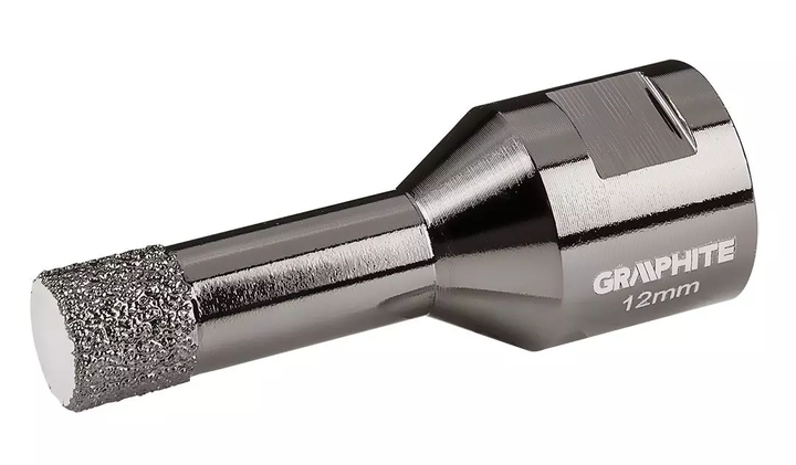 Коронка алмазна Graphite 12 мм M14 55H303 (5902062509253) - зображення 4