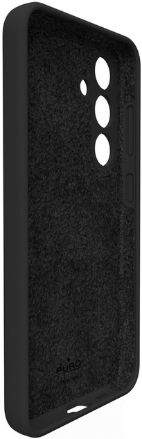 Etui Puro ICON Silicon Cover do Samsung Galaxy S24+ Black  (PUSGS24PICONBLK) - obraz 2